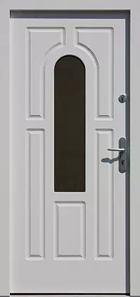 Drzwi zewnętrzne drewniane 538,1 białe