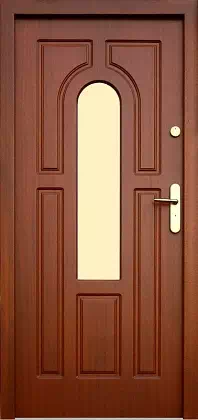 Drzwi zewnętrzne drewniane 538,1 teak