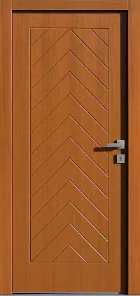 Drzwi zewnętrzne drewniane - 543,2 złoty dąb