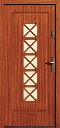 Drzwi zewnętrzne drewniane 546,1 teak