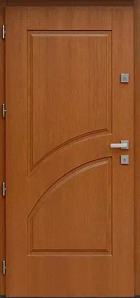 Drzwi zewnętrzne drewniane 556,1 ciemny dąb