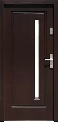 Drzwi zewnętrzne drewniane - 577,2 palisander