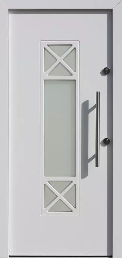 Drzwi zewnętrzne nowoczesne 461,1 białe