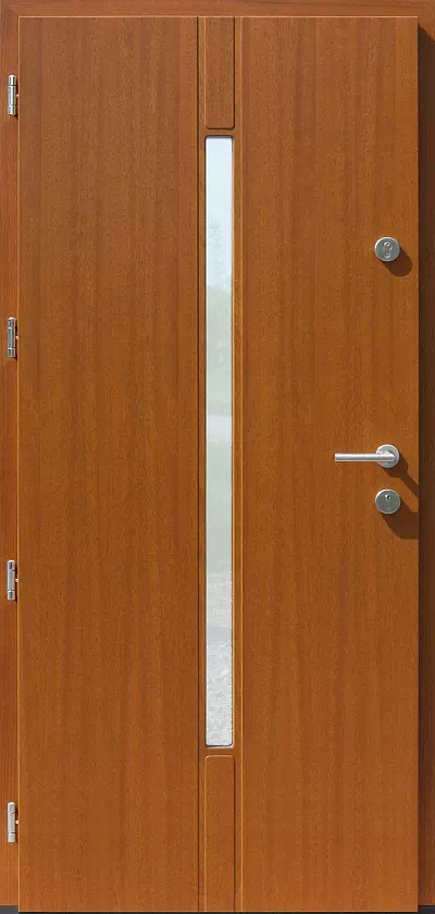 Drzwi zewnętrzne nowoczesne 464,11 złoty dąb