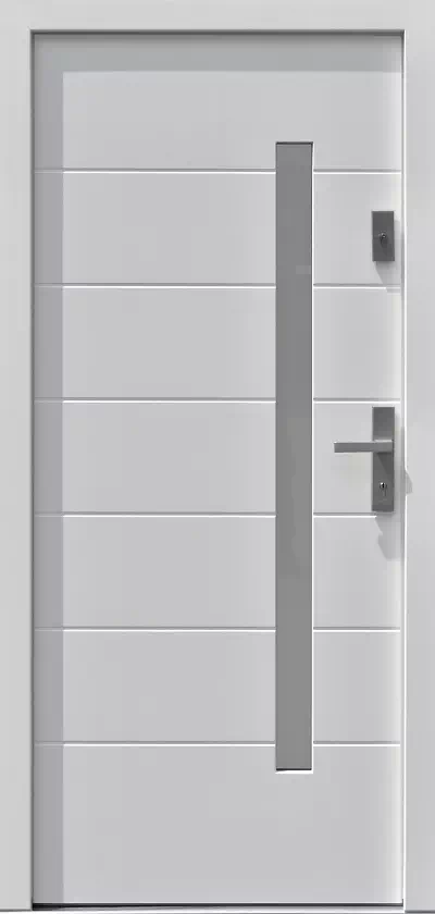 Drzwi zewnętrzne nowoczesne 476,3 białe
