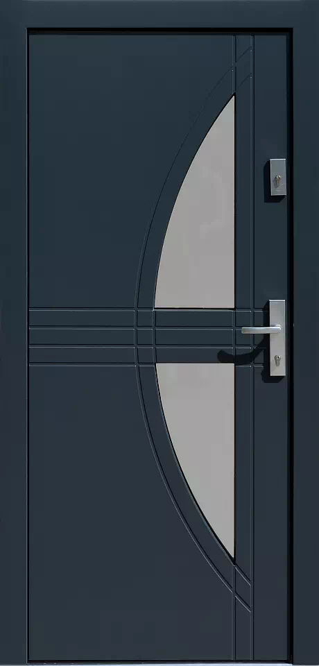 Drzwi zewnętrzne nowoczesne 495,3 antracyt