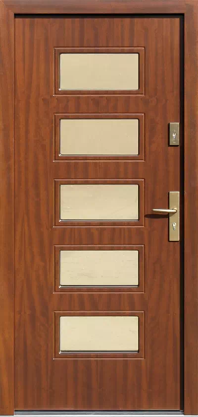 Drzwi zewnętrzne nowoczesne 621,1 teak