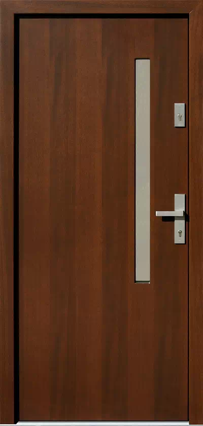 Drzwi zewnętrzne nowoczesne 625,2 orzech