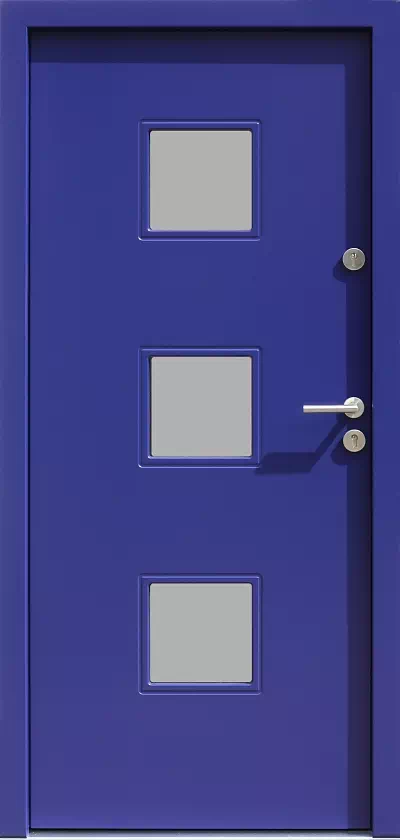 Drzwi zewnętrzne nowoczesne 629,1 fioletowe
