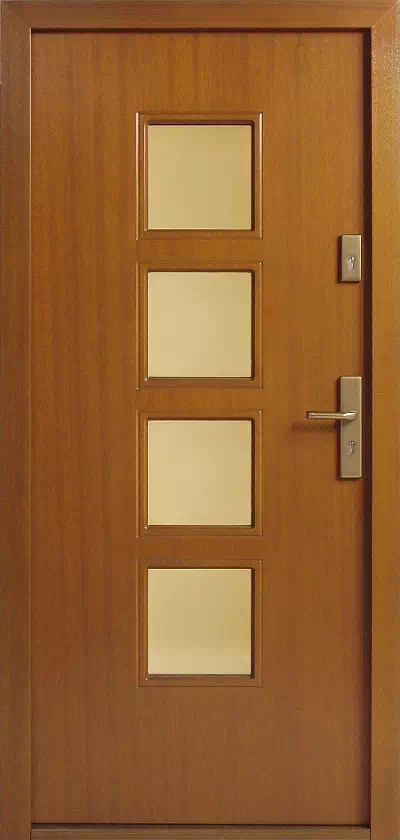 Drzwi zewnętrzne nowoczesne 629,2 złoty dąb
