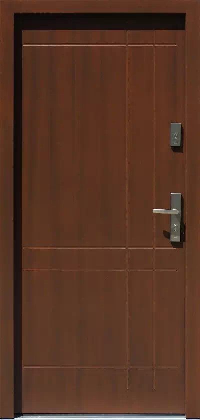 Drzwi zewnętrzne nowoczesne 685,2 orzech