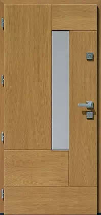 Drzwi zewnętrzne nowoczesne do domu wzór 415,11 w kolorze wincheter.