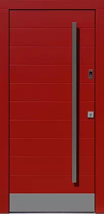 Drzwi zewnętrzne nowoczesne 431,1 czerwone