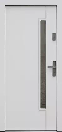 Drzwi zewnętrzne nowoczesne - 474,1 białe