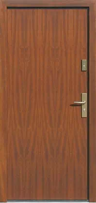 Drzwi zewnętrzne nowoczesne - 500C teak