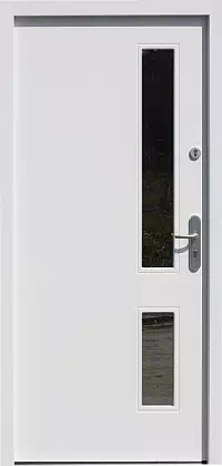 Drzwi zewnętrzne nowoczesne - 684,4 białe