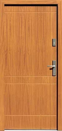 Drzwi zewnętrzne nowoczesne do domu 685,4 w kolorze złoty dąb.