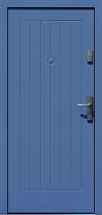 Drzwi zewnętrzne nowoczesne 688,2B niebieskie