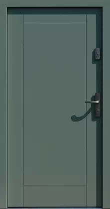 Drzwi zewnętrzne nowoczesne 688,3 zielone
