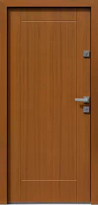 Drzwi zewnętrzne nowoczesne do domu wzór 688,3 w kolorze złoty dab.